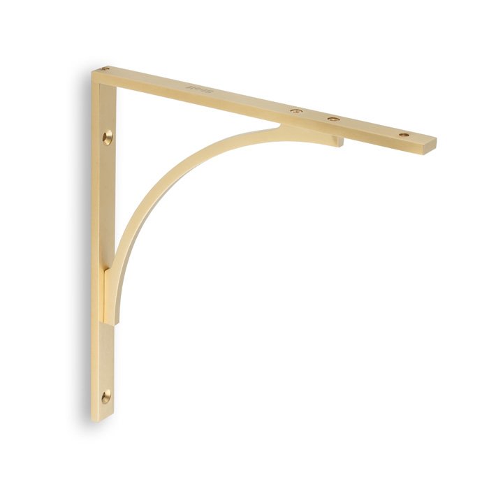 eden solid brass shelf bracket