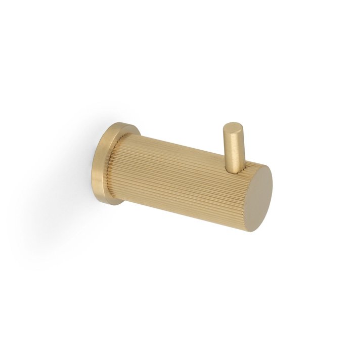 alexander & wilks brunel reeded coat hook on 25mm rose alexander & wilks brunel reeded coat hook on 25mm rose