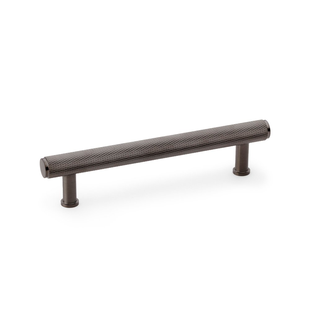 alexander & wilks crispin knurled t bar cupboard pull handle