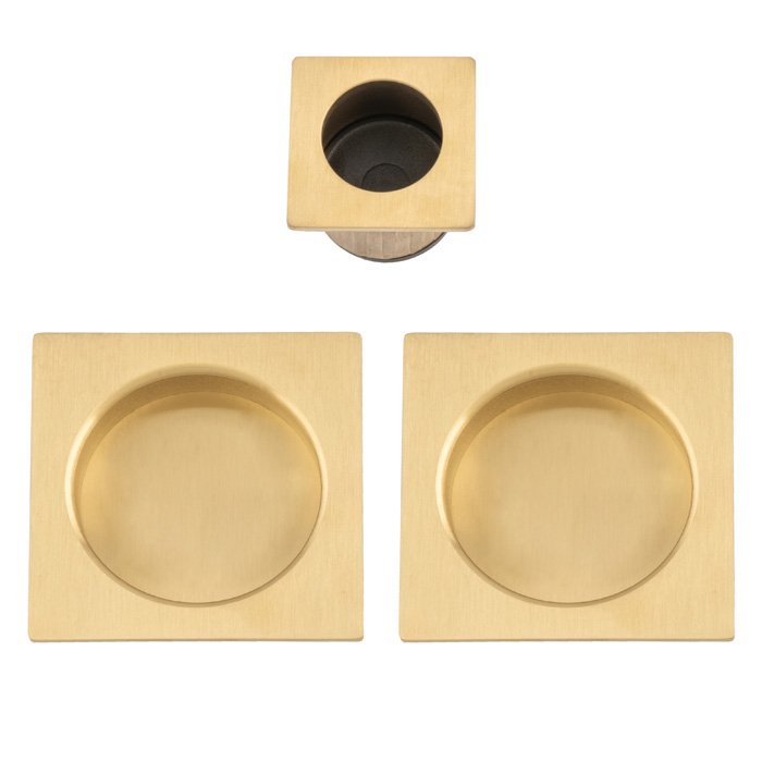 square sliding door pull kit